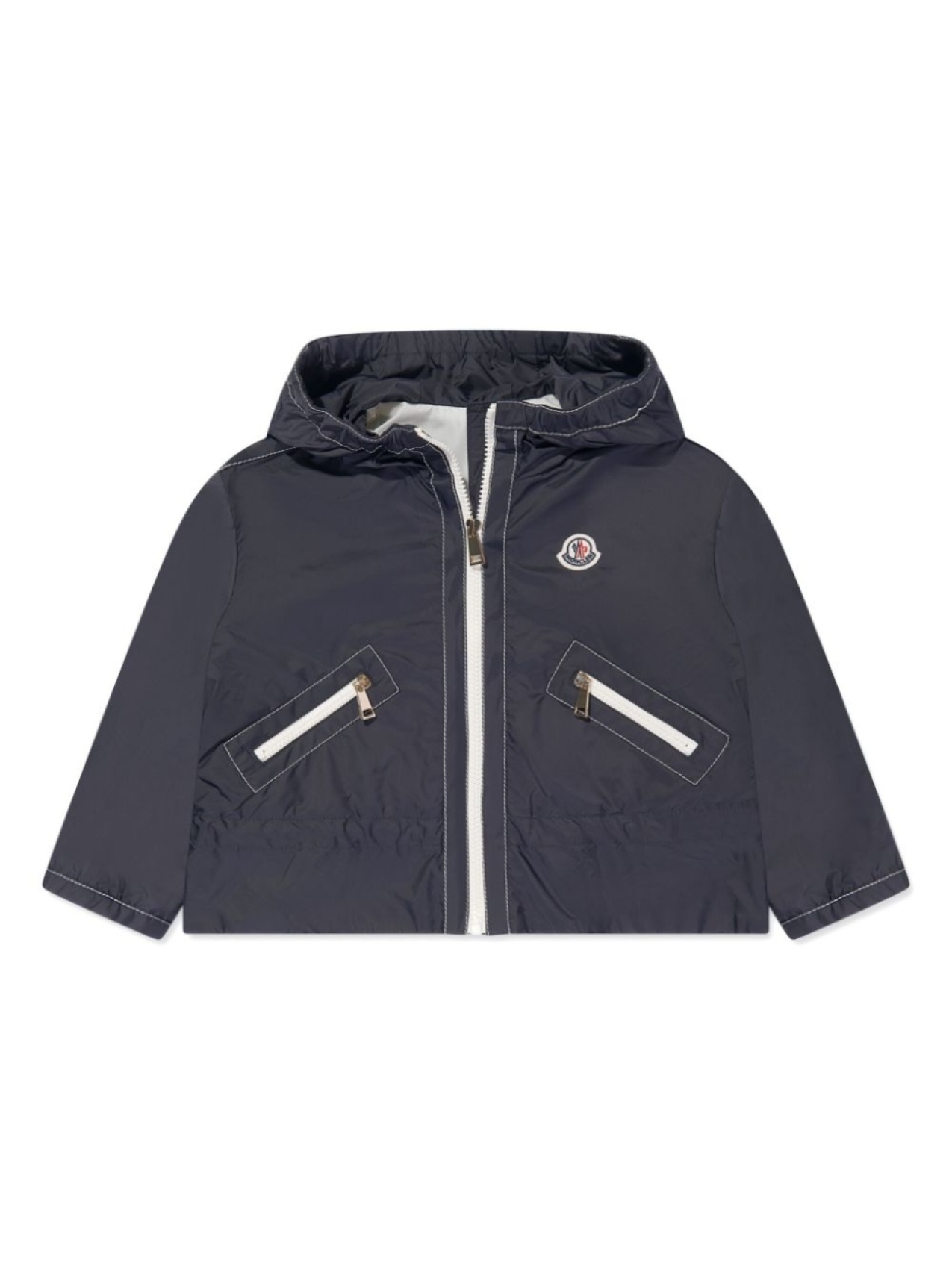 

Moncler Enfant парка Truyere с капюшоном, синий