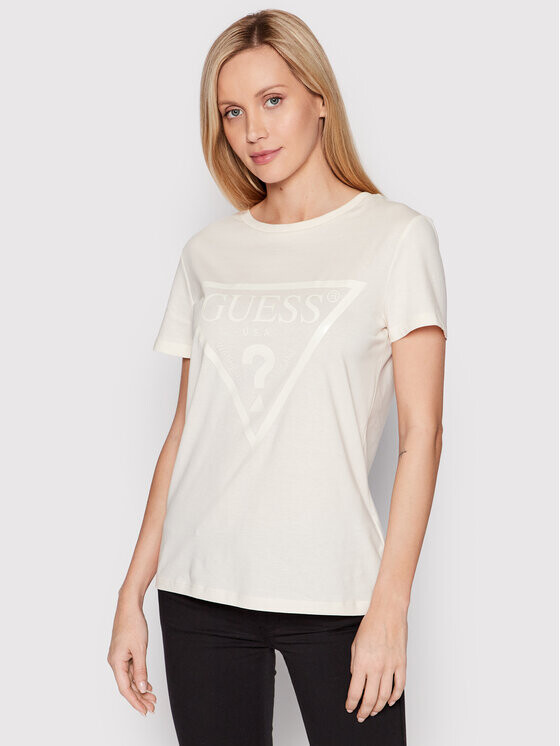 

Футболка стандартного кроя Guess, бежевый