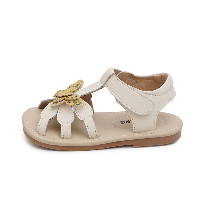 

Детские сандалии с противоскользящей подошвой и защитой от ударов Budding, бежевый