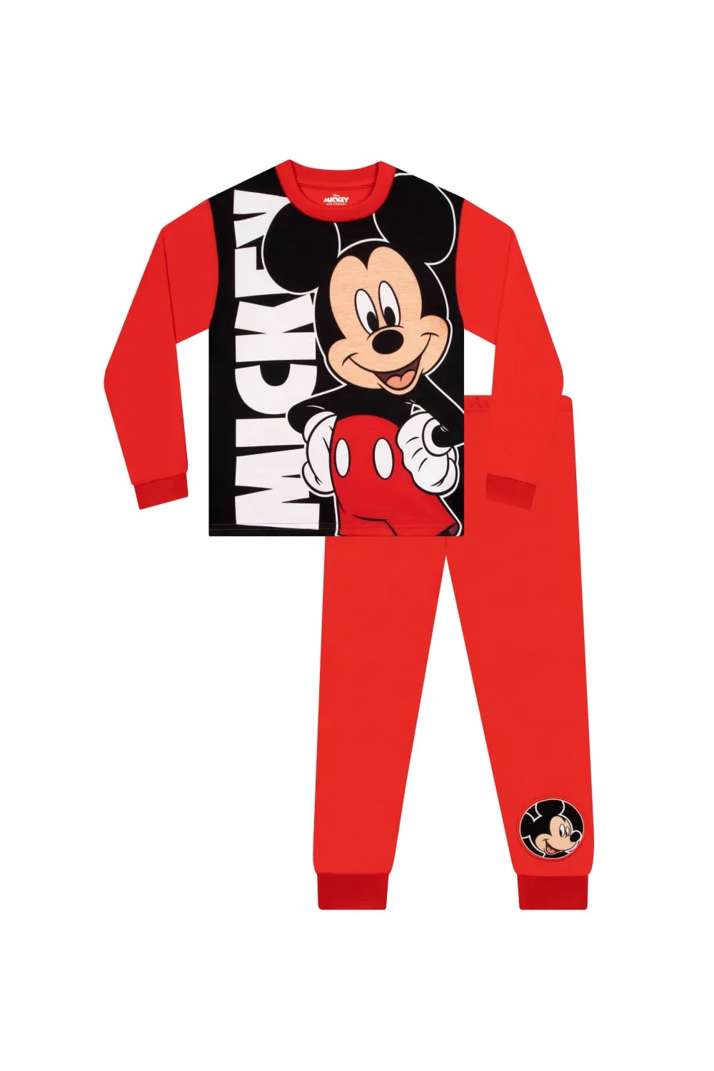 Пижама Mickey Mouse длинный рукав Disney, красный