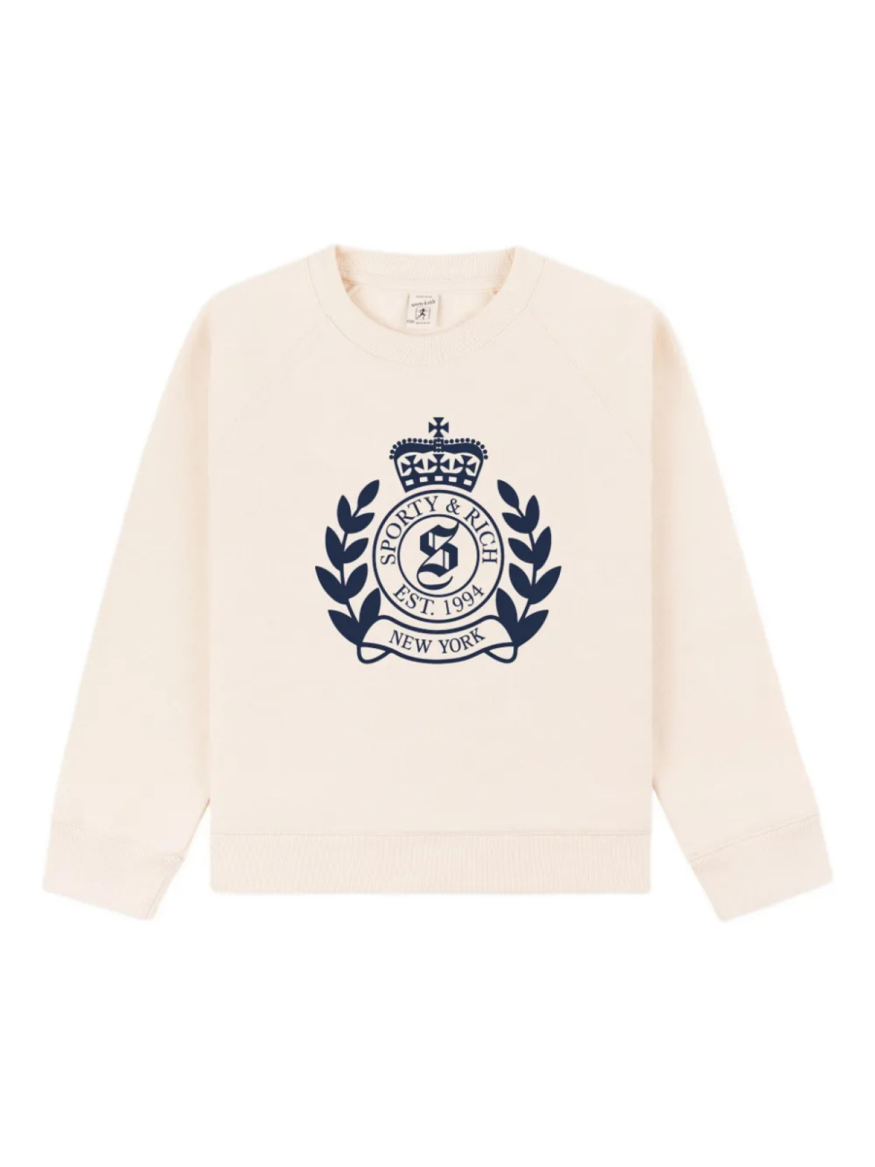 

Толстовка с гербом SPORTY & RICH KIDS, нейтральный