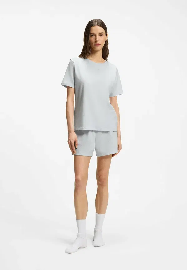 Футболка-пижама Boss, модель Ci_T-Shirt pyjama top, светло-фиолетовая — фото 2