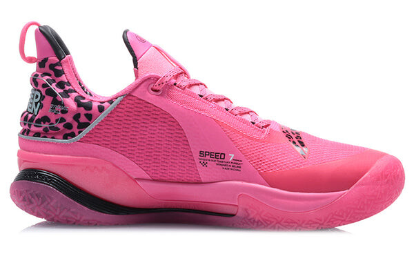 Кроссовки speed vii 7 премиум баскетбольные кроссовки Li-Ning, розовый — фото 2