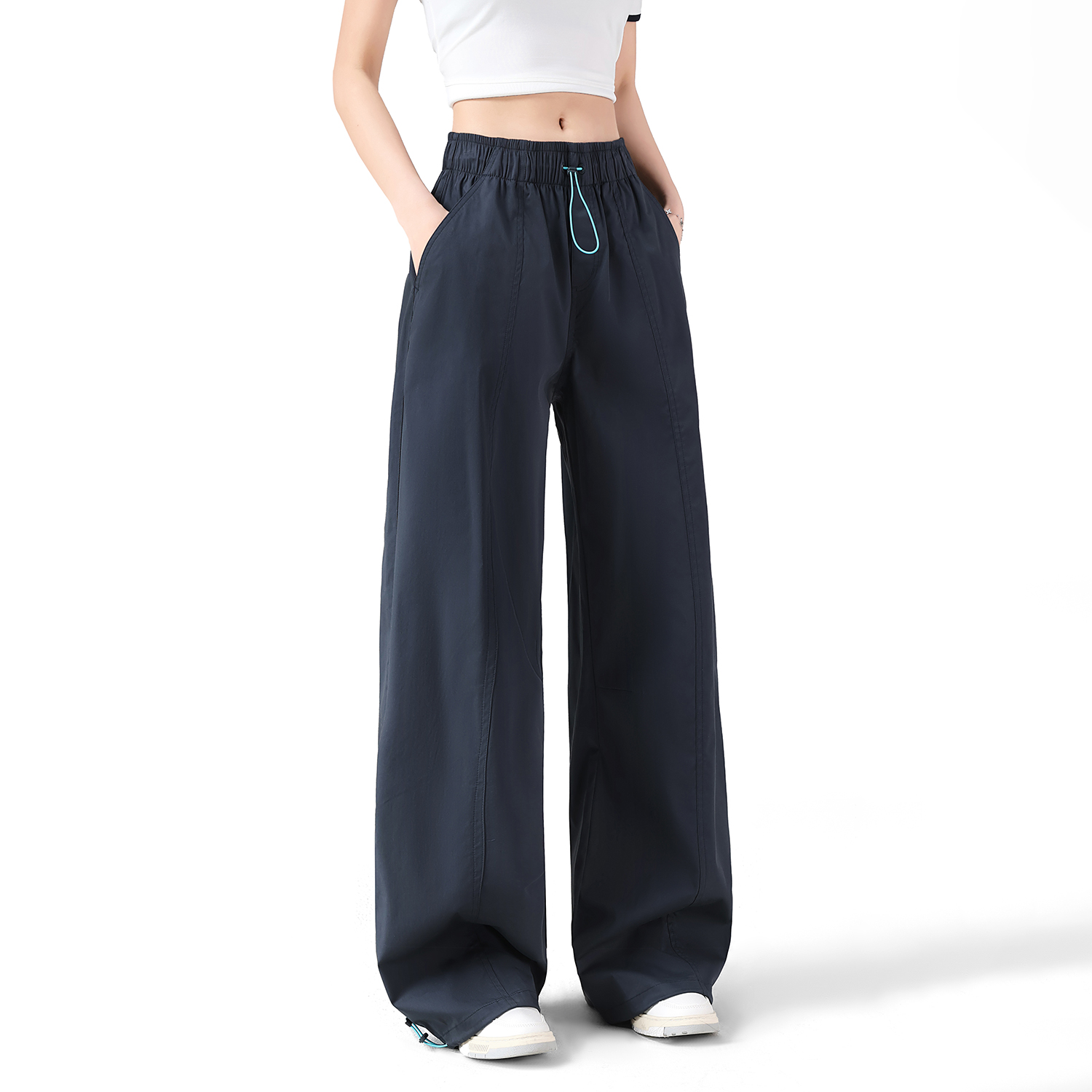 

PLAYER Casual Pants Women's Multicolor Kappa, Iron Blue Gray-1152