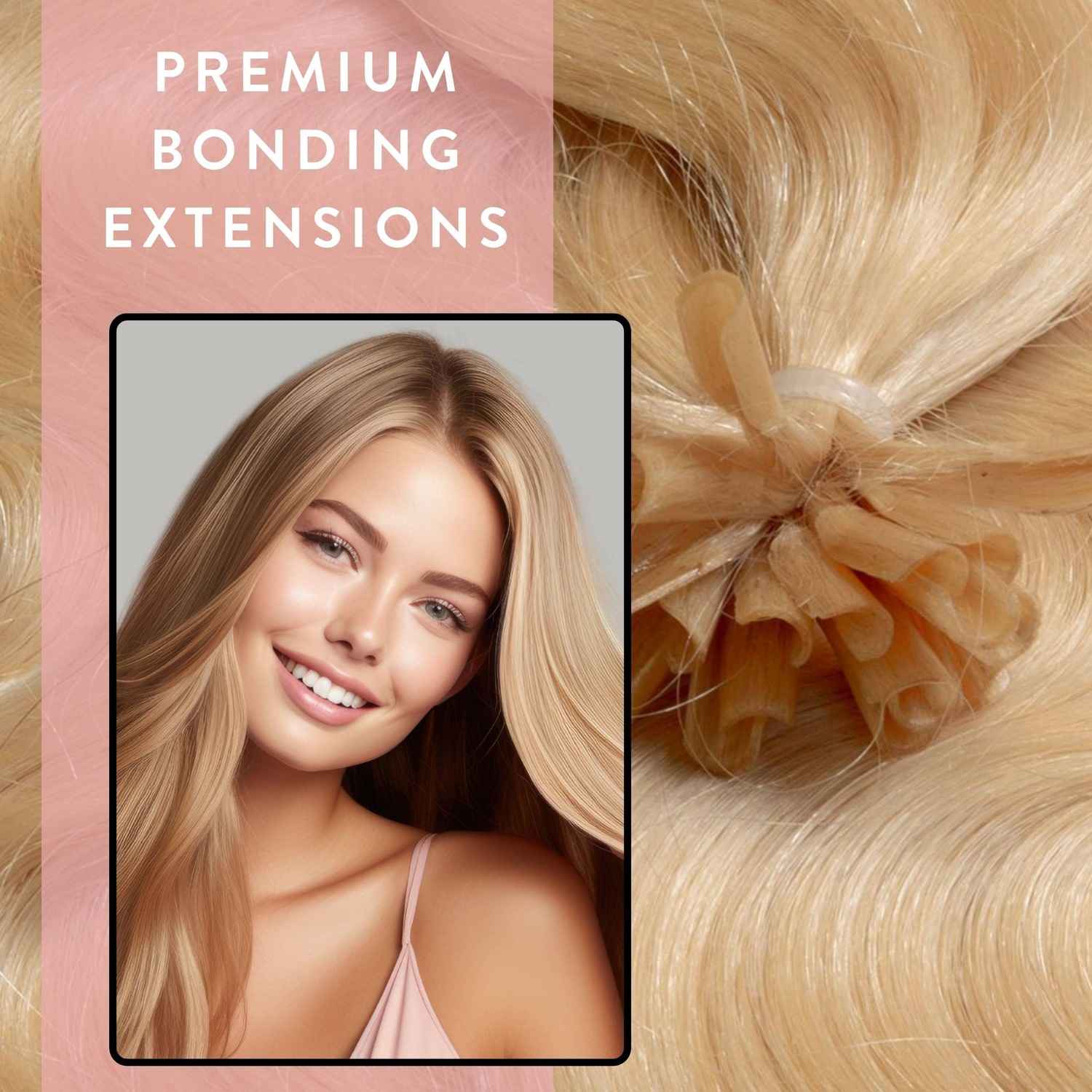 Накладные волосы bonding extensions premium echthaar #9/31 lichtblond gold-asch 0,8g Hair2Heart, 40cm, количество 25 шт. — фото 2