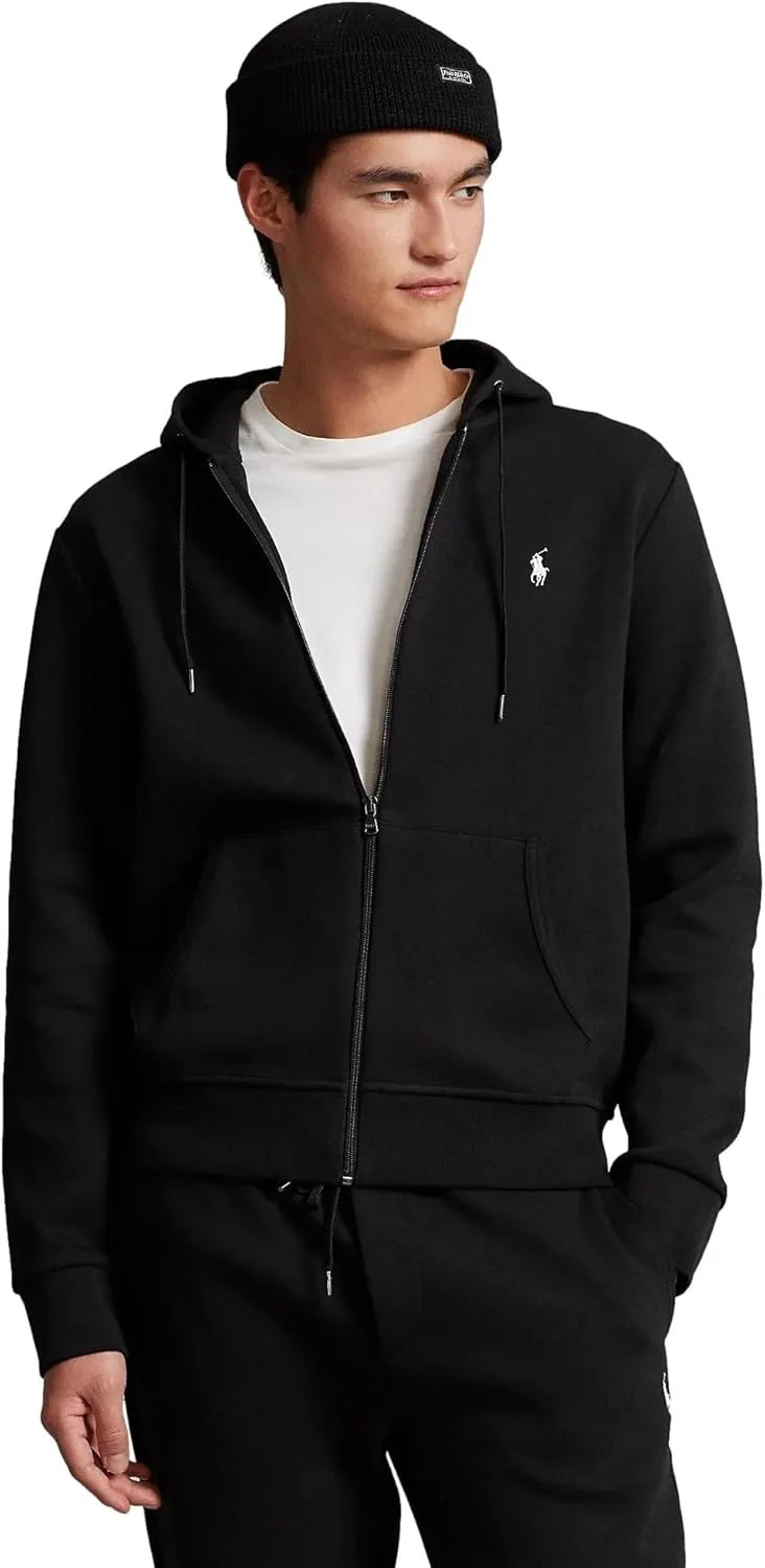 Толстовка Polo Ralph Lauren Double-Knit Full-Zip, черный — фото 2