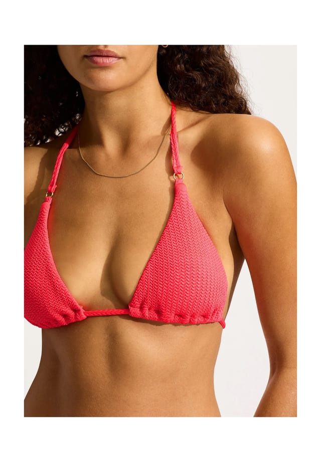 

Верх бикини Seadive с лямкой через шею Seafolly, цвет snapdragon