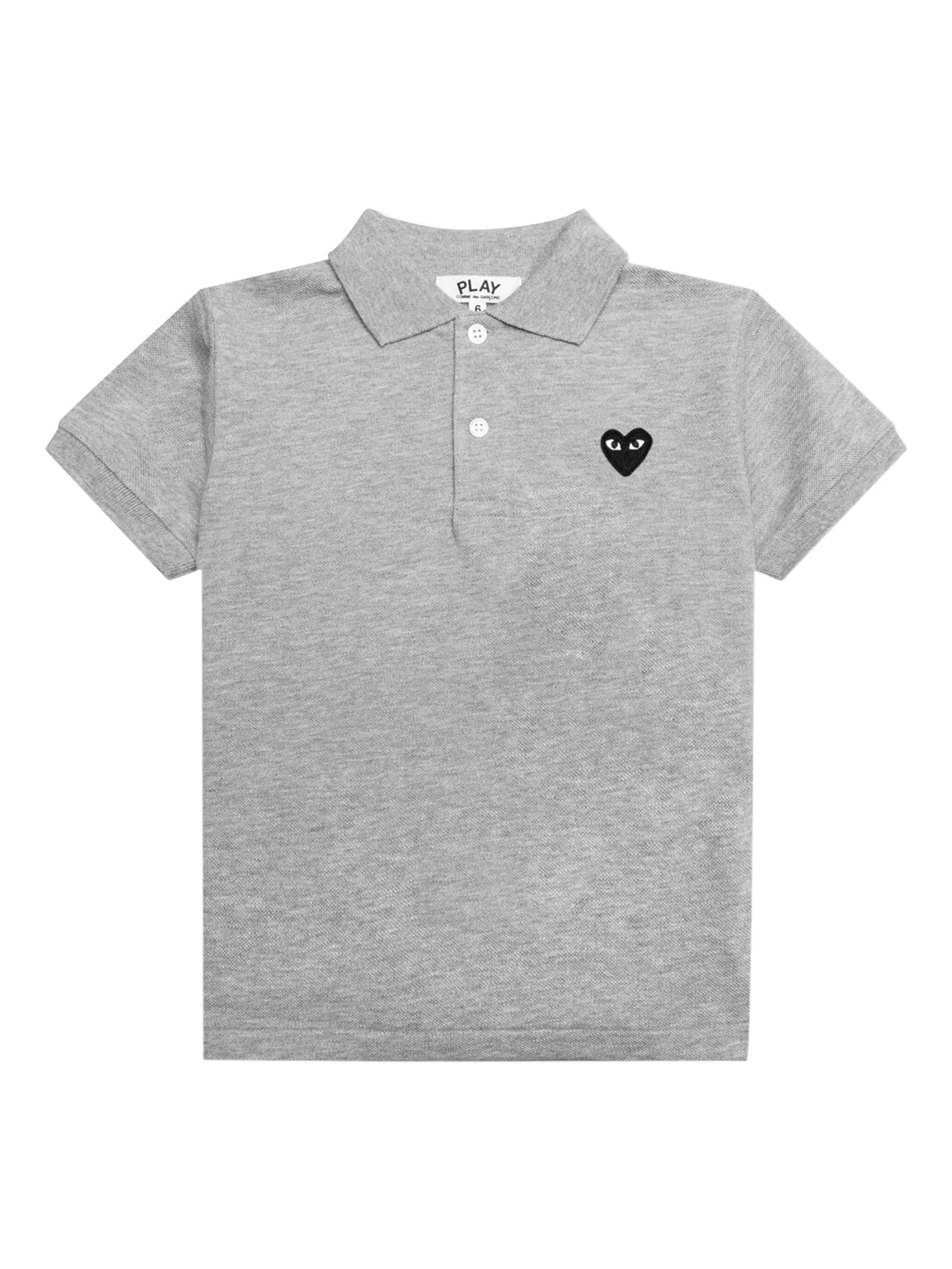 

Рубашка поло с логотипом Comme Des Garçons Play Kids, серый