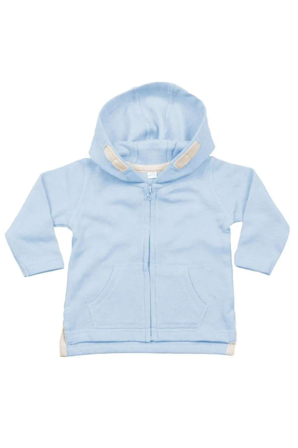

Толстовка из матового флиса на молнии во всю длину Babybugz, синий
