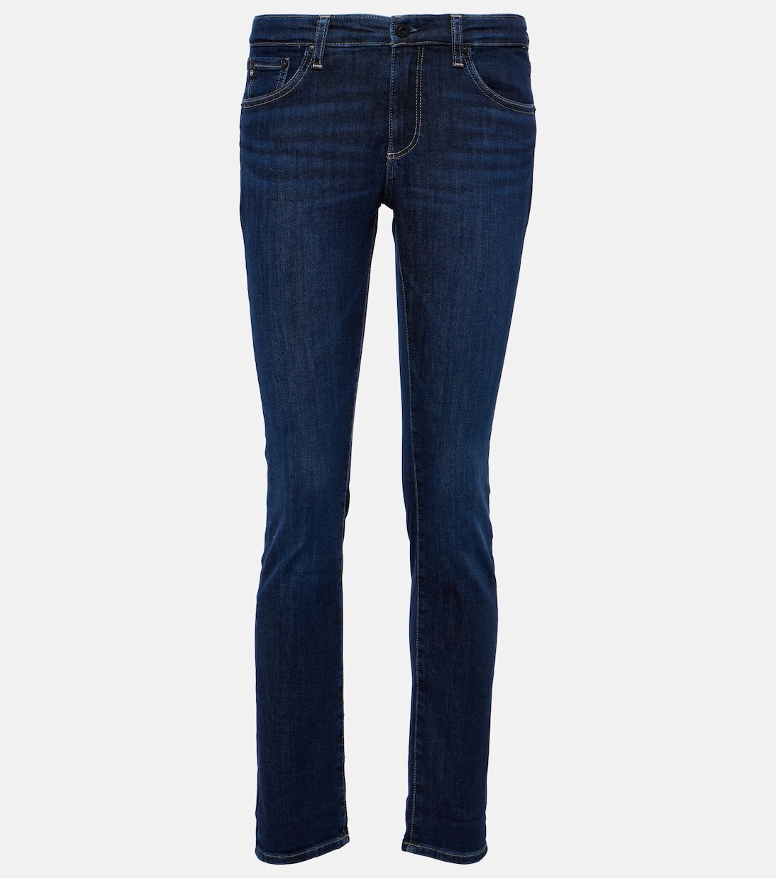 

Джинсы скинни prima средней посадки Ag Jeans, синий