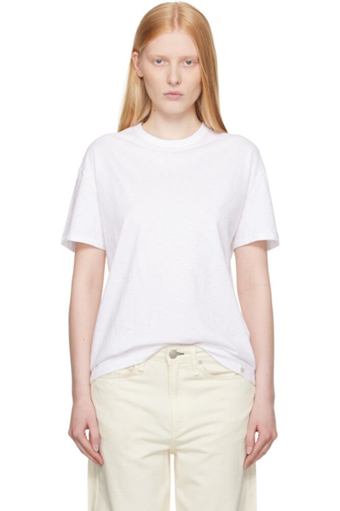 

Белая футболка Mini Slub Boyfriend rag & bone