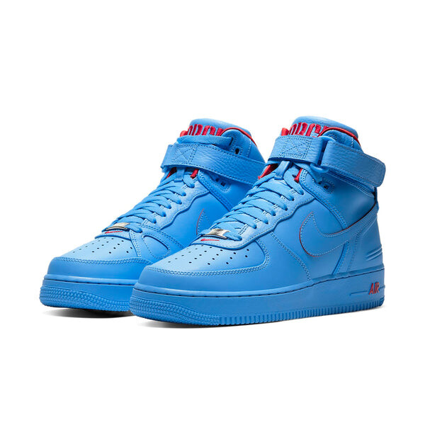 Кроссовки просто наденьте x rsvp x air force 1 high Nike, синий — фото 3