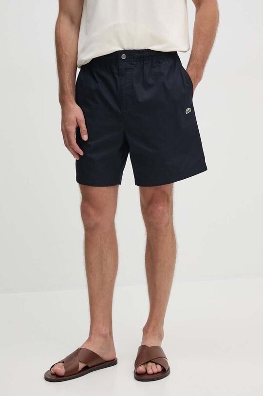 

Хлопковые шорты Lacoste, темно-синий