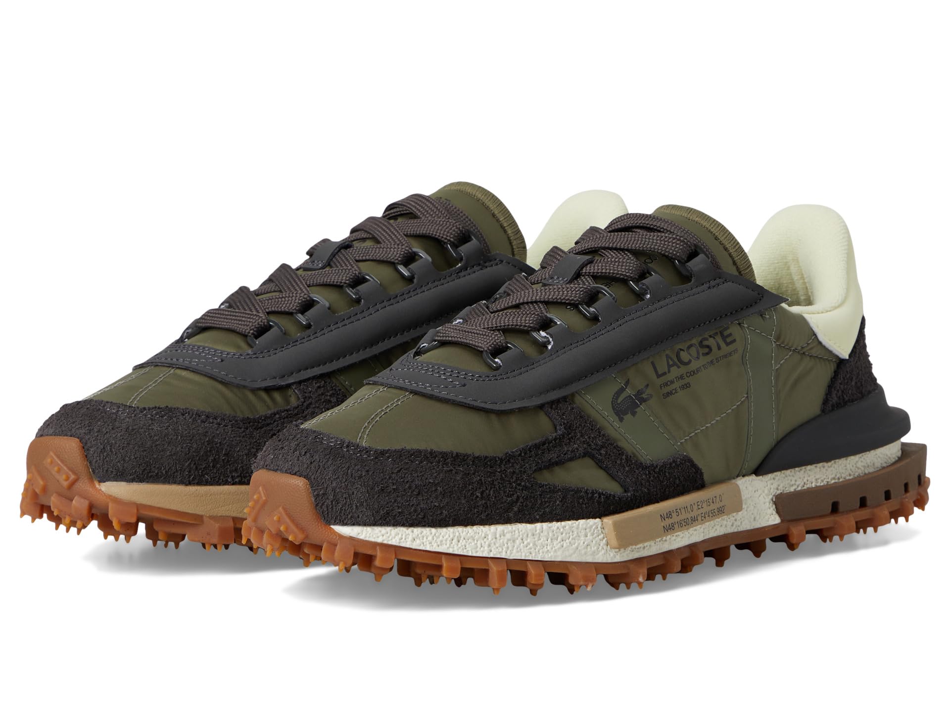 

Кроссовки Lacoste Elite Active Trainers, цвет White/Dark Green