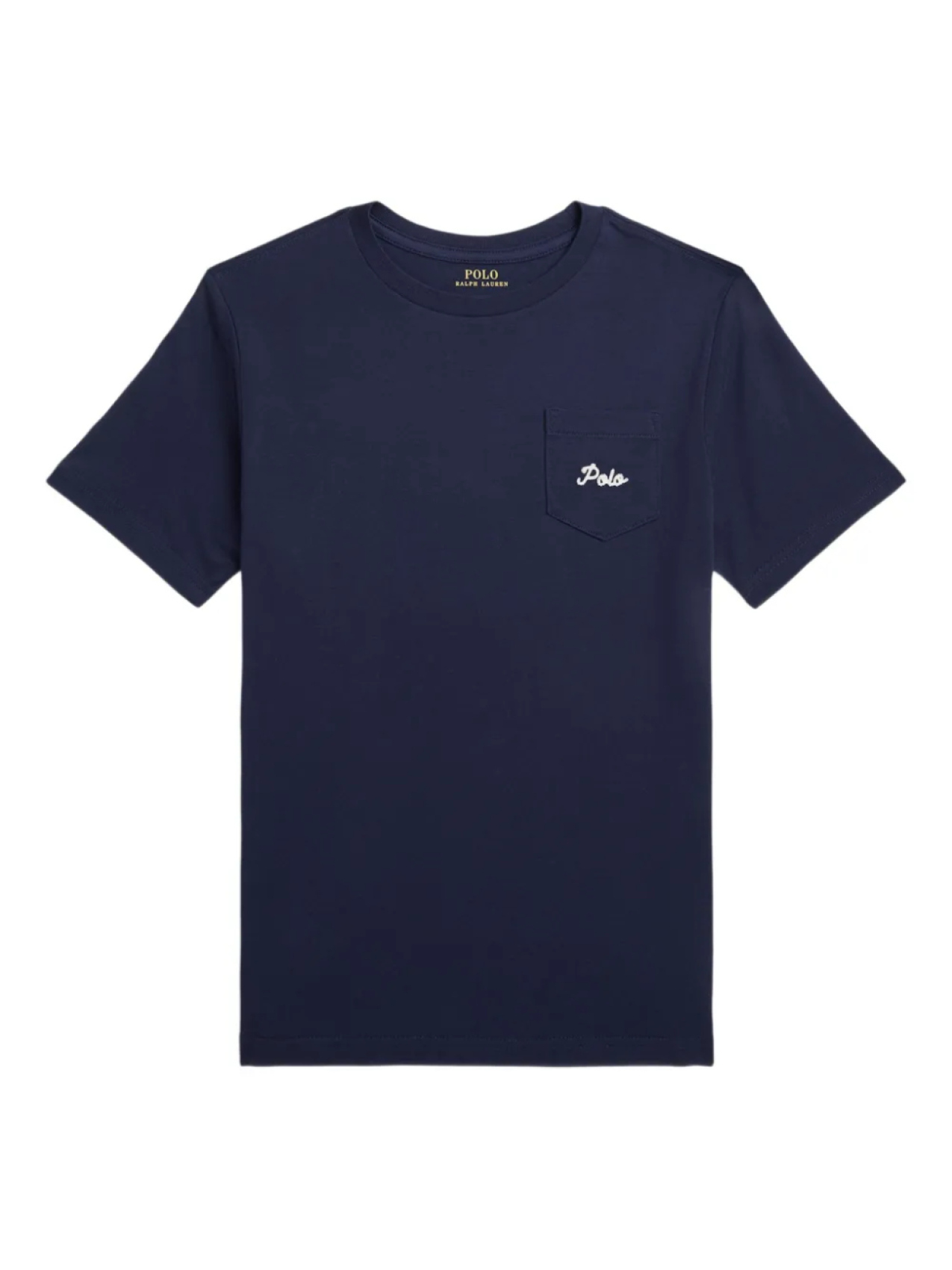 

POLO RALPH LAUREN KIDS футболка с карманом и принтом, синий