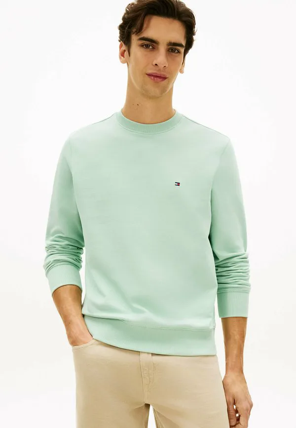 

Толстовка с круглым вырезом из махровой ткани с вышивкой флага Tommy Hilfiger, Crushed Mint, Зеленый, Толстовка с круглым вырезом из махровой ткани с вышивкой флага Tommy Hilfiger, Crushed Mint