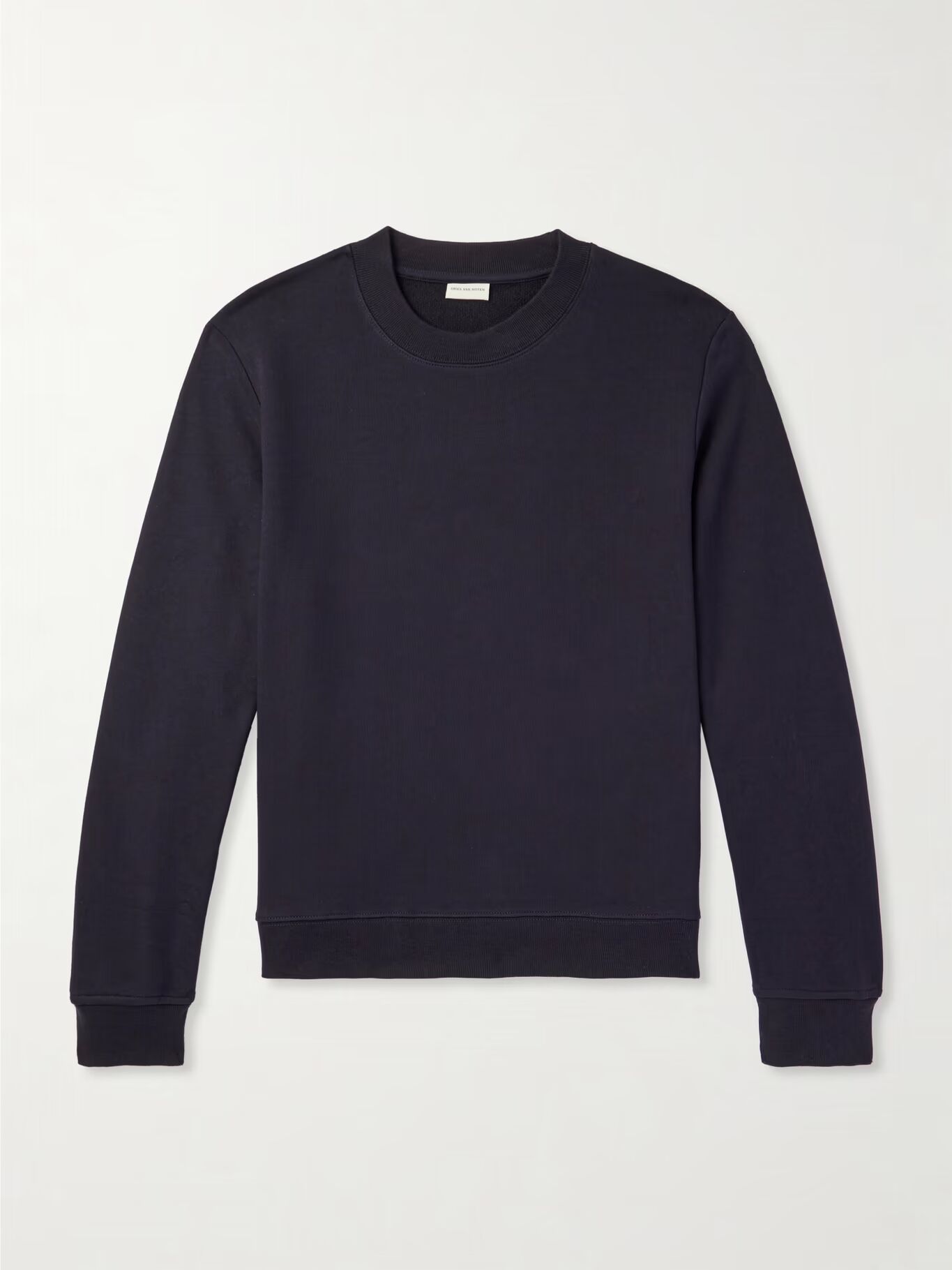 

Толстовка из хлопкового джерси DRIES VAN NOTEN, синий