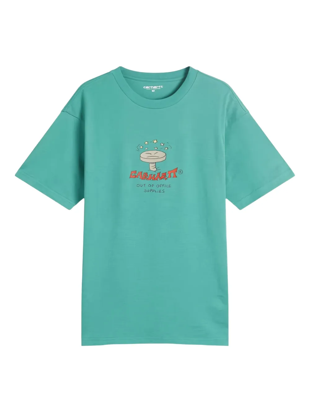 

Футболка с надписью «Нет канцелярских товаров» CARHARTT WIP, зеленый