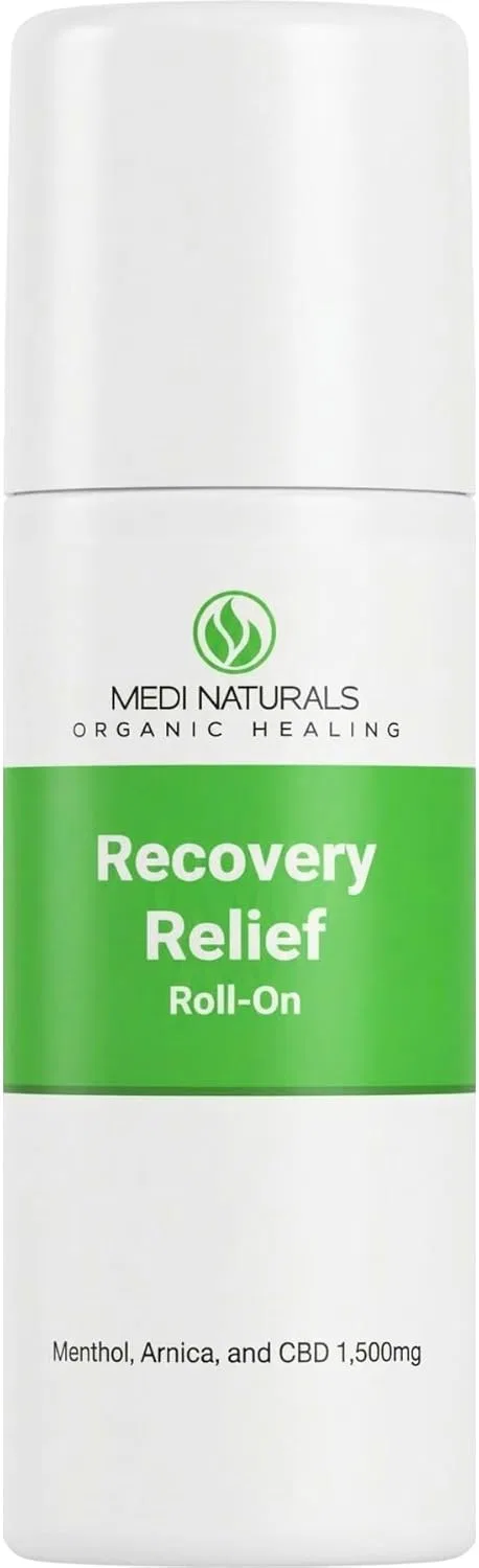 Масло для массажа Recovery Relief Roll On, Medi Naturals, 88 мл, 1500 мг CBD