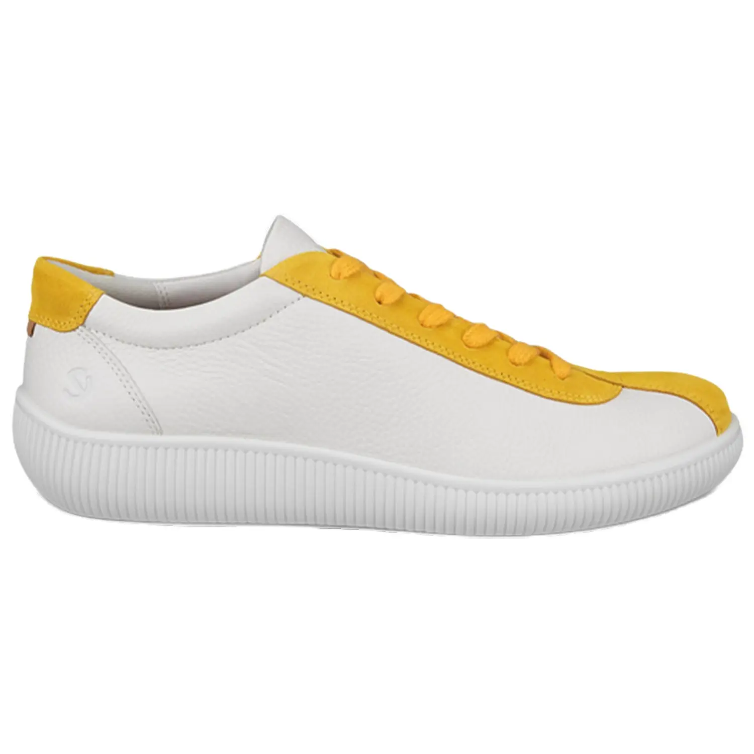 Кроссовки ecco Lifestyle Shoes Men Low-top White And Yellow, белый/желтый — фото 2