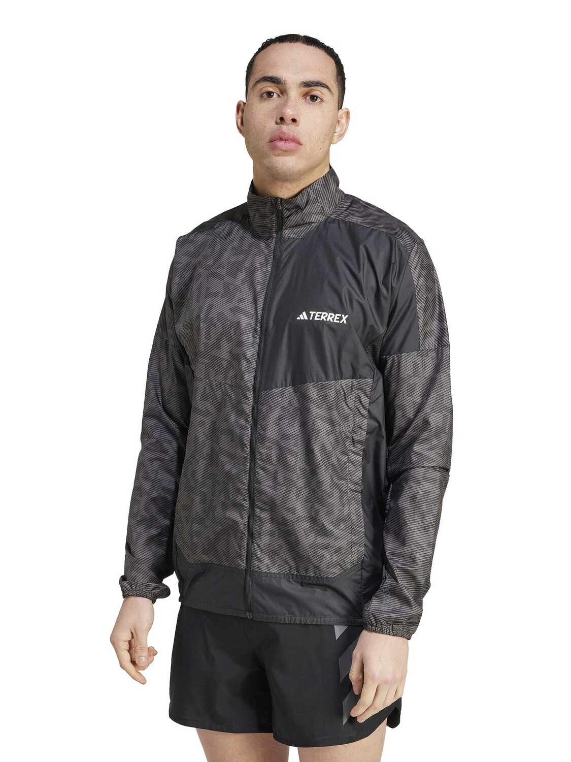 

Ветровка Adidas Performance Terrex Trail Running Windbreaker, серый