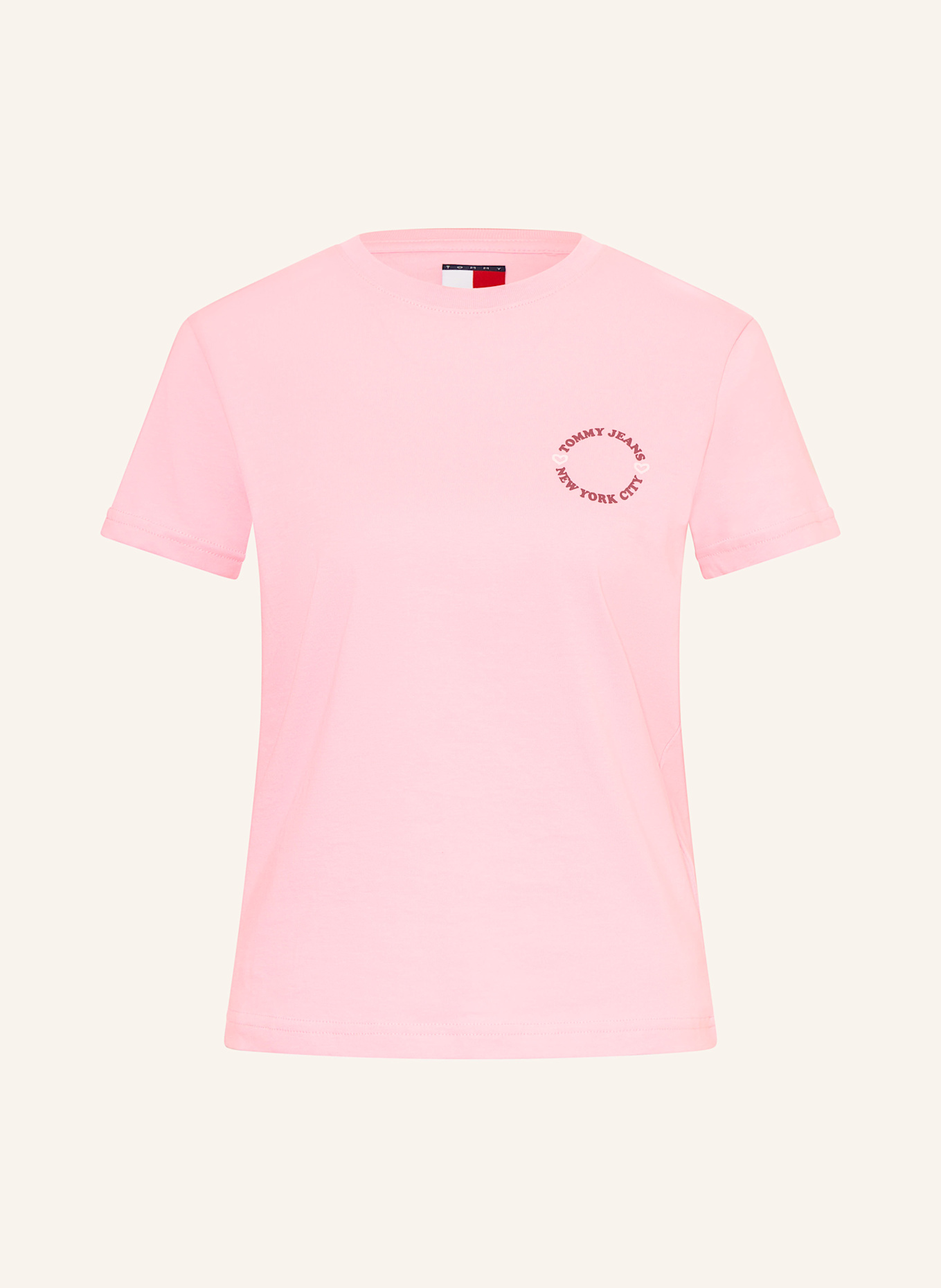 

Футболка Tommy Jeans, розовый