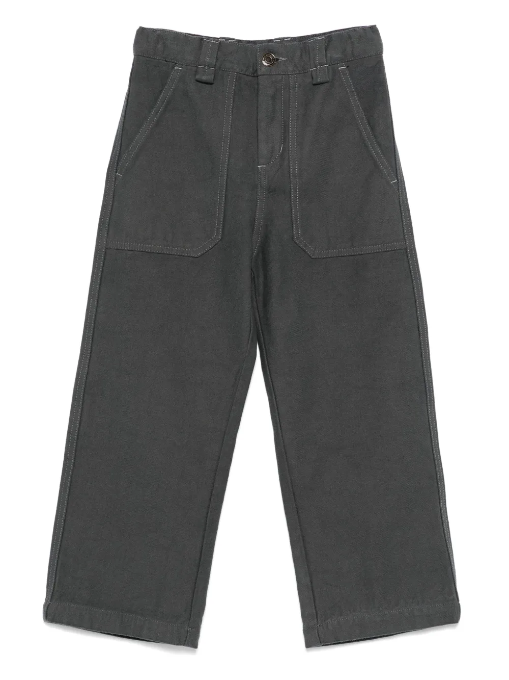 

Брюки прямого кроя с логотипом The Animals Observatory, серый