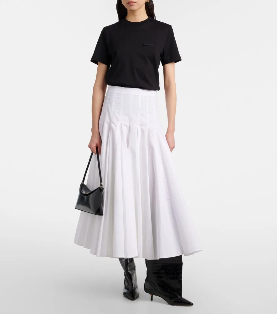 Футболка из хлопкового трикотажа с логотипом Jacquemus, черный — фото 2