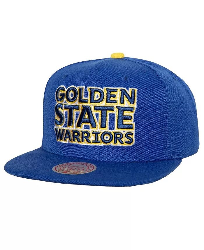 

Мужская памятная бейсболка с застежкой-молнией Royal Golden State Warriors 2013 NBA Draft Mitchell & Ness