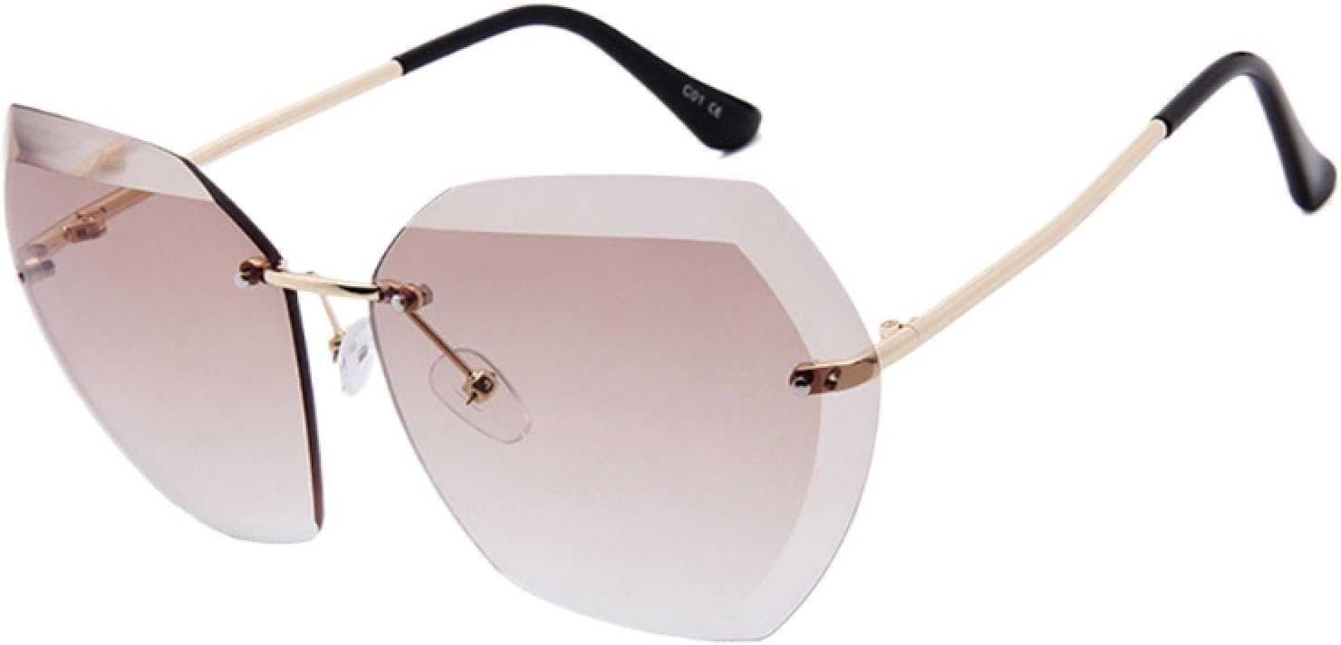 

Солнцезащитные очки с защитой от УФ-излучения UV400 | Без оправы, градиентные линзы | Для женщин и мужчин, для занятий спортом на открытом воздухе и вождения DSVIGF, 3 Gold-gradienttea