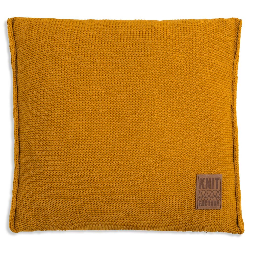 

Подушка Knit Factory Uni - Охра - 50x50 см