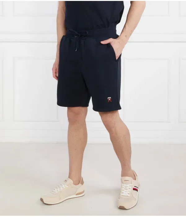 Короткие шорты SMALL IMD regular fit Tommy Hilfiger, темно-синий — фото 3