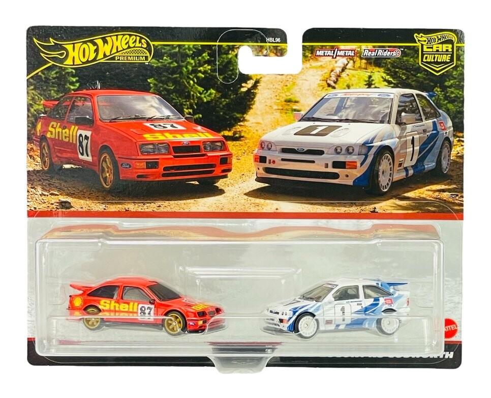 

Hot Wheels Premium '87 Ford Sierra Cosworth + Ford Escort Rs Cosworth Hrr73 '93