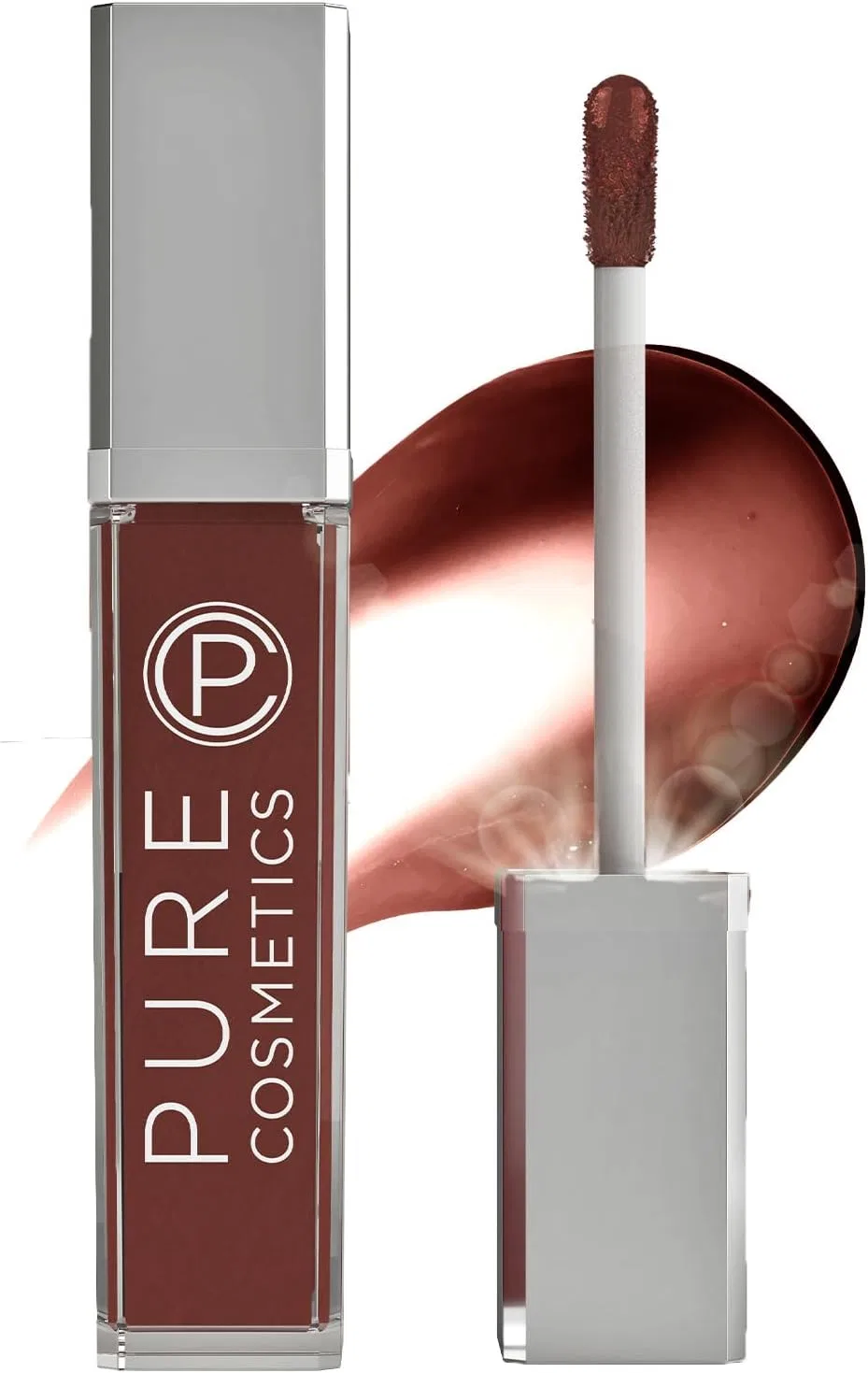 Блеск для губ с LED-подсветкой и зеркальцем, Down to Earth, Pure Cosmetics, 1 шт