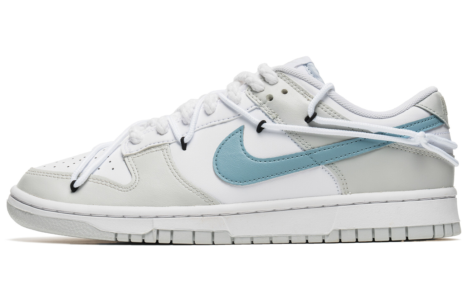 

Кроссовки Nike Dunk Skateboard Shoes Women's Low-Top Blue Gray