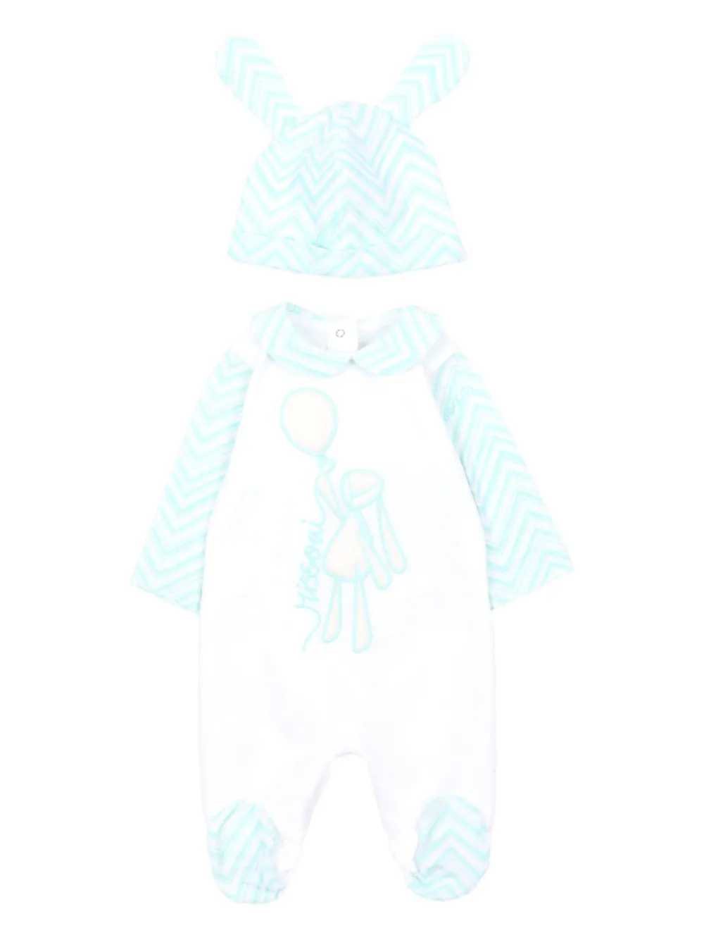 

Пижамный комплект с воротником Питер Пэн Missoni Kids, белый