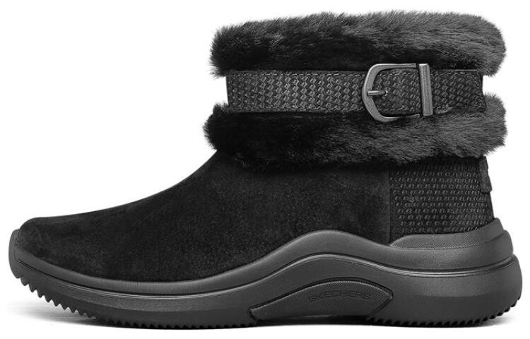 

ON THE GO Зимние ботинки женские среднего размера черного цвета Skechers