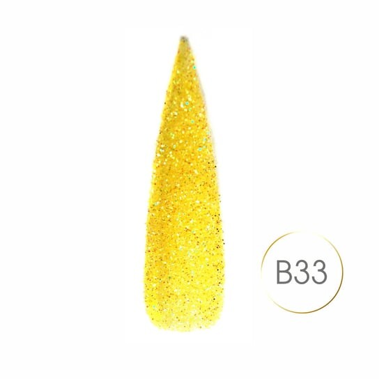 

Классический блеск для украшения ногтей – B33., SUNFLOWER