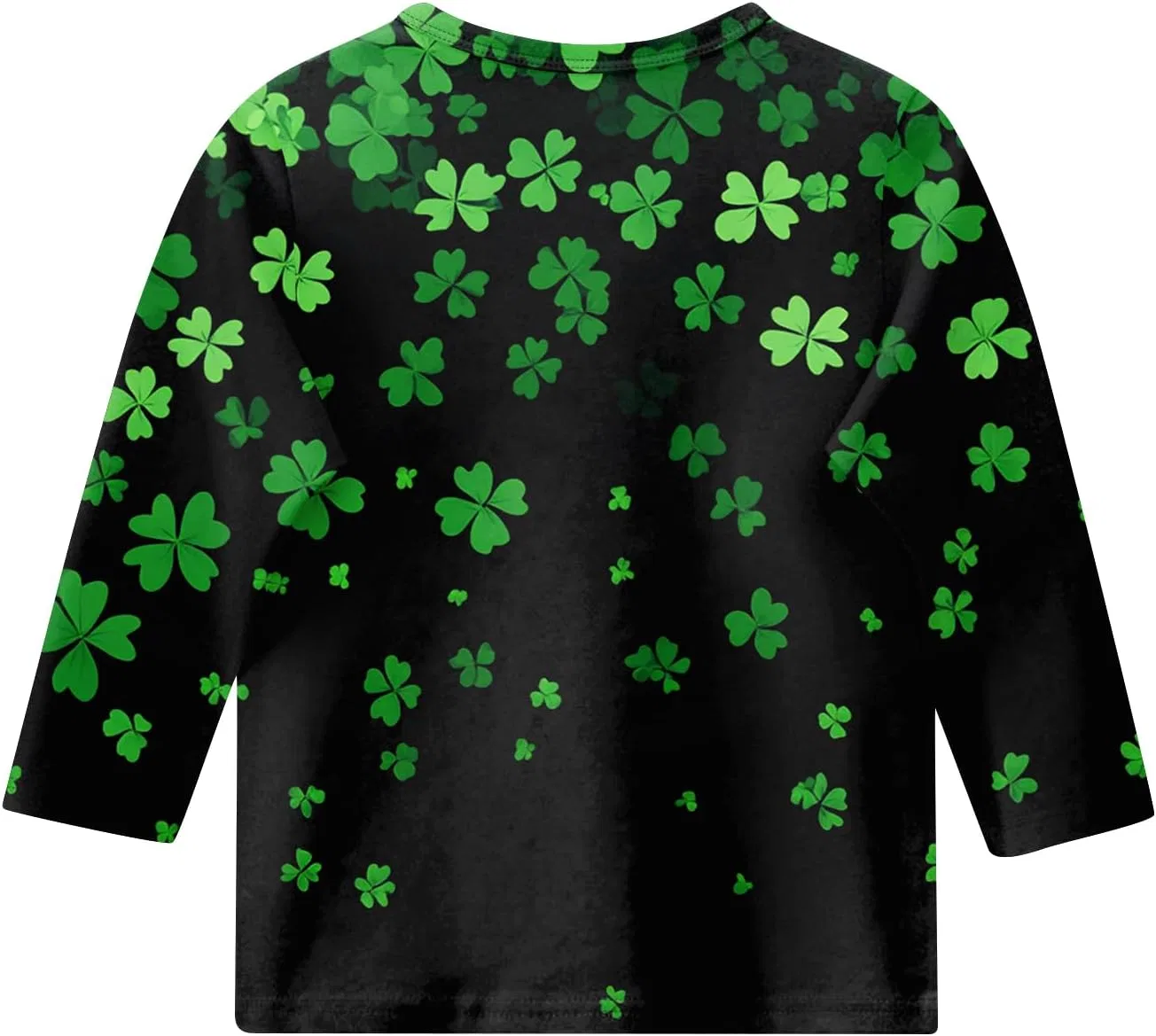 Детская футболка оверсайз с принтом St. Patrick's Day, Generic, 2-green — фото 3