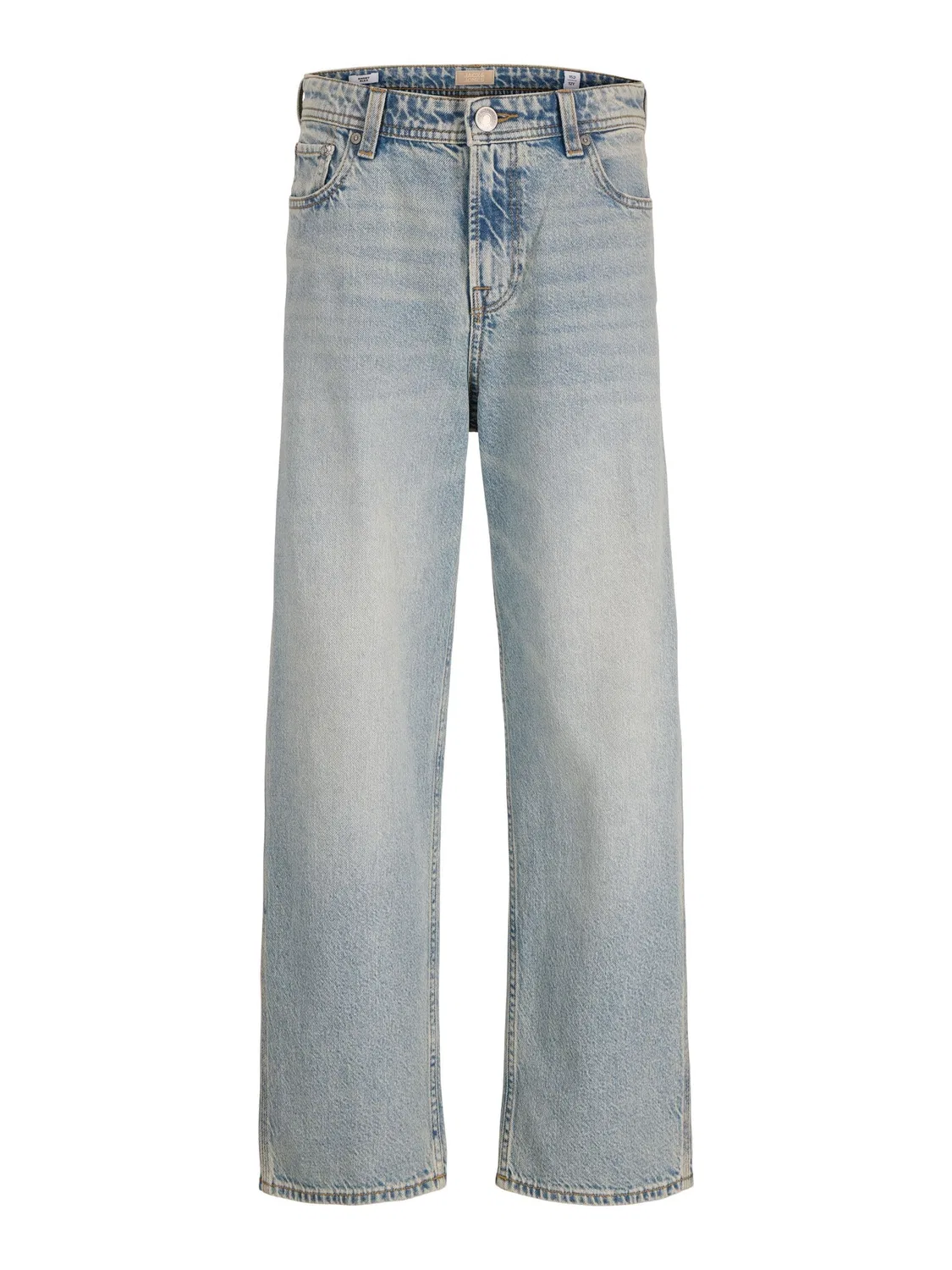 Джинсы baggy fit из денима JACK & JONES Junior, синий деним
