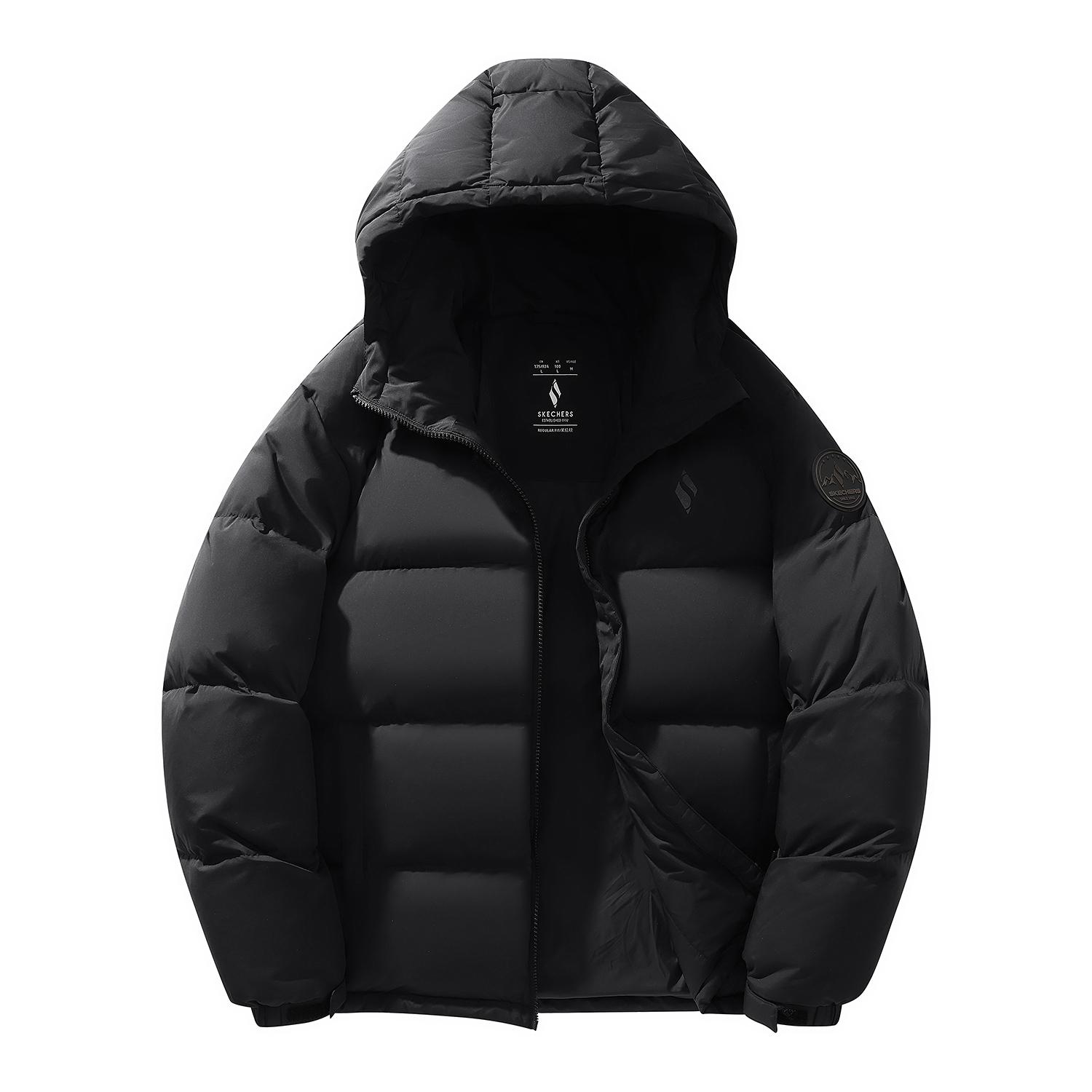 

Skechers Куртка пуховая унисекс серии Ячжуан цинково-желтая, Pitch Black