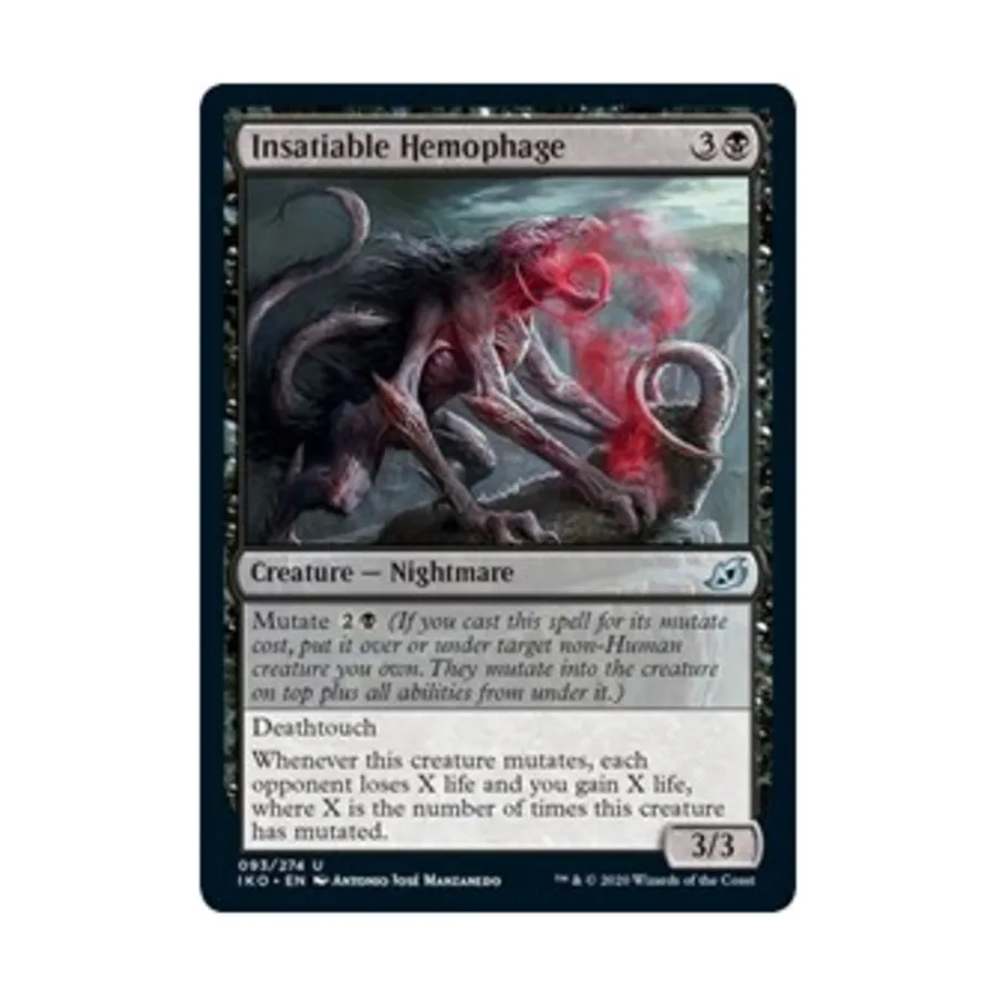 

CCG Ненасытный гемофаг (U), MTG - Ikoria - Lair of Behemoths