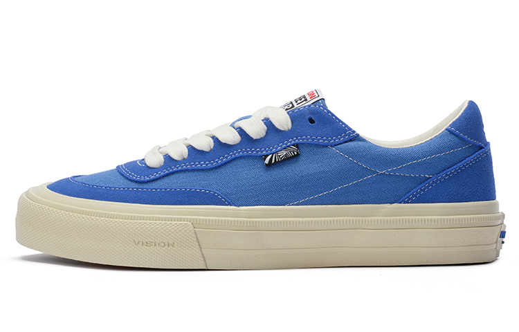 

Кроссовки vision street wear Flat Top Skateboarding Shoes Unisex Low-top White, цвет Klein Blue