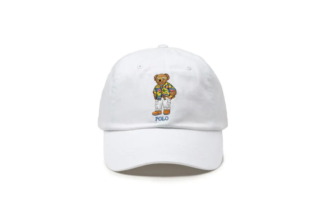 

Polo Ralph Lauren Хлопковая кепка с медвежонком Поло, White