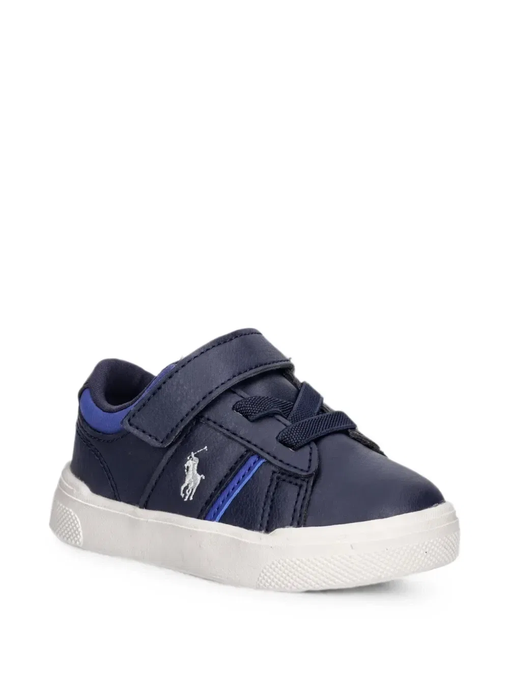 Кроссовки с логотипом на ремешке POLO RALPH LAUREN KIDS, синий