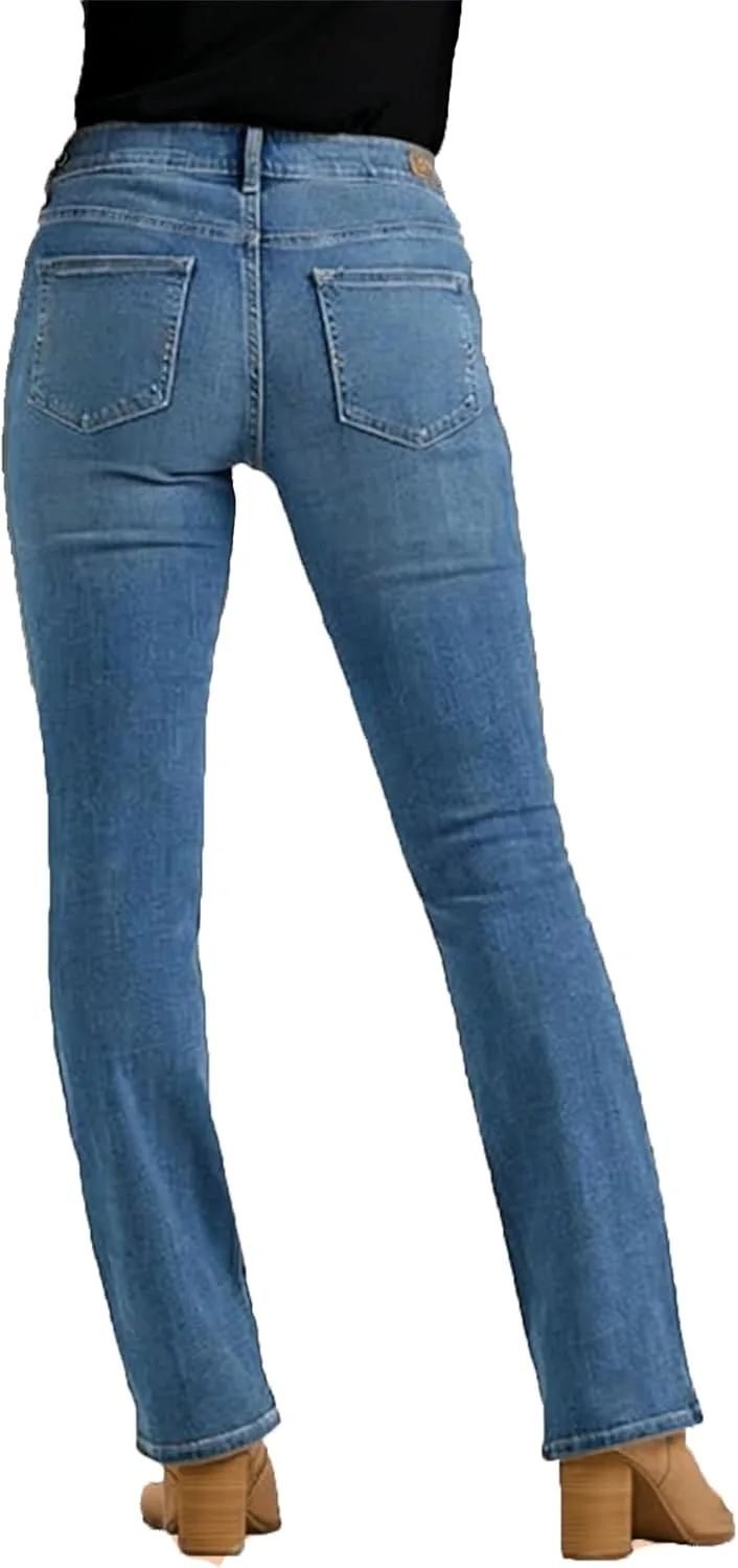 Женские джинсы High Waisted Slim Fit Straight Leg — фото 3