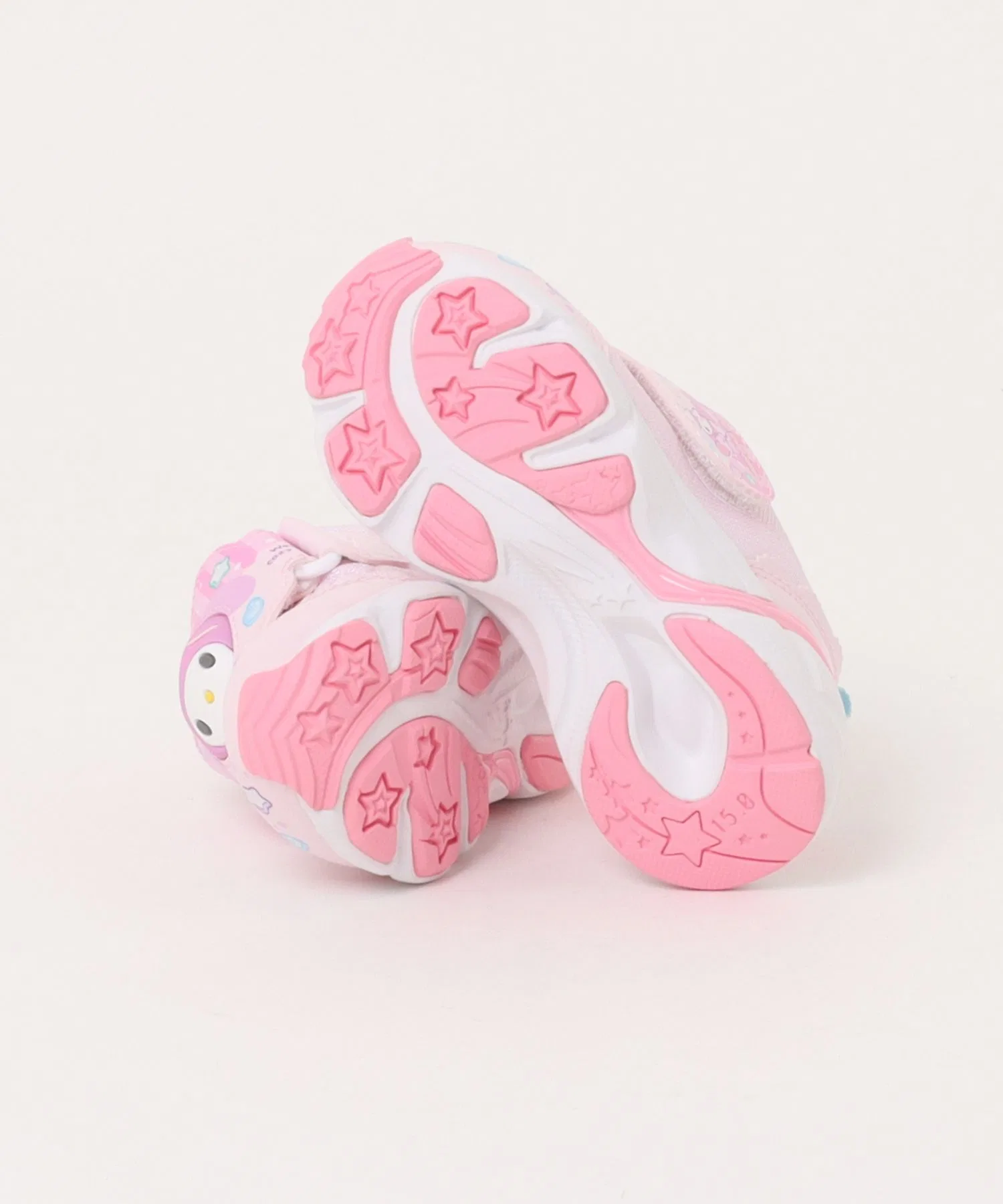 Детские кроссовки LED Moonstar Sanrio Май Мелоди ABC-MART розовые — фото 3