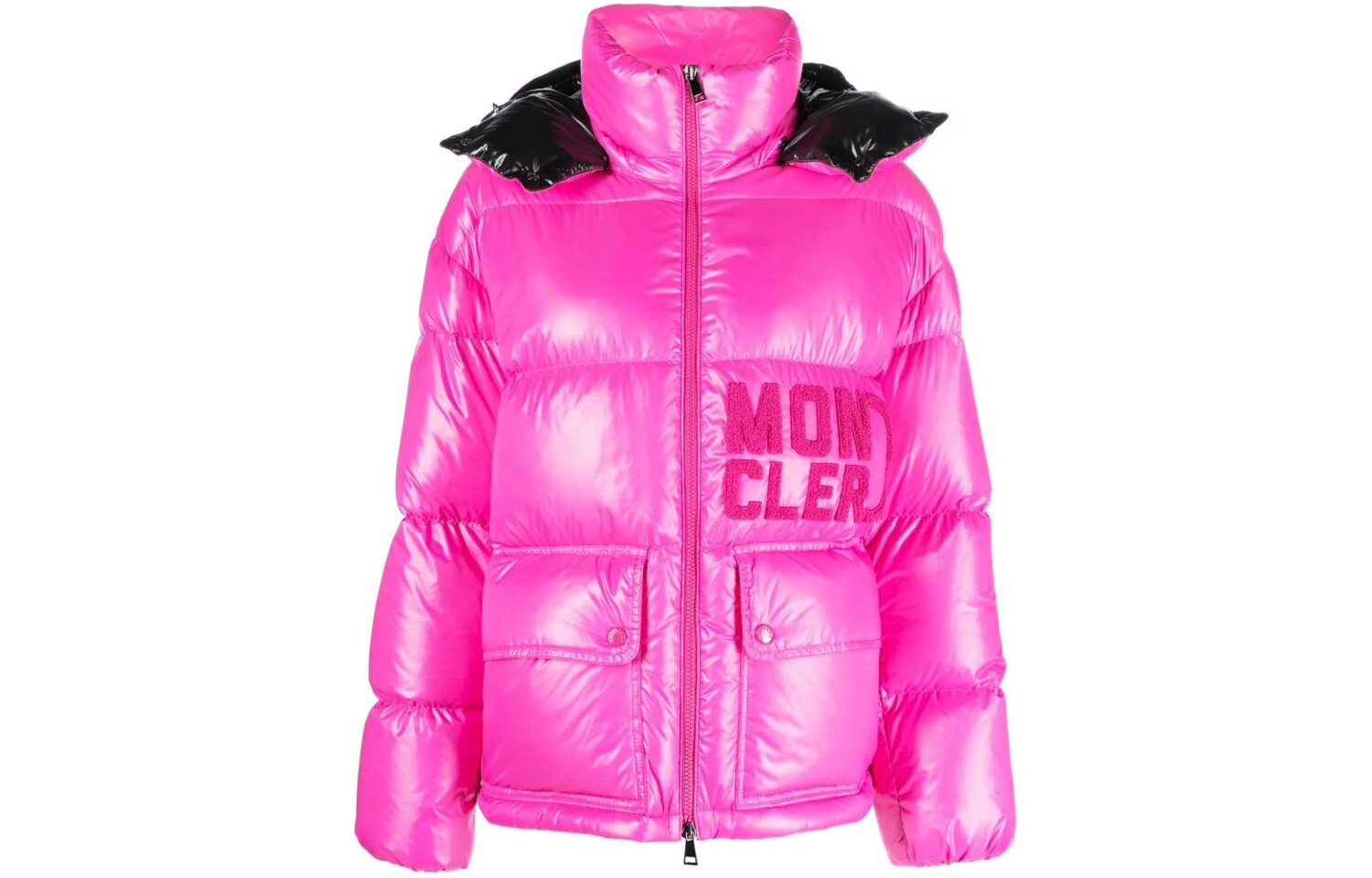 

Пуховик женский розовый Moncler, розовый