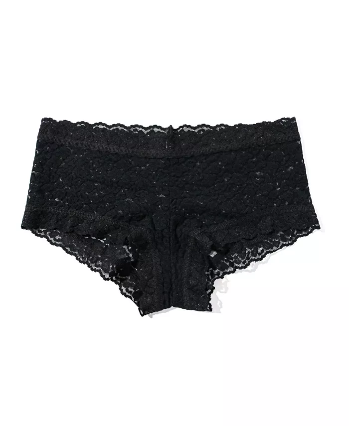 

Женские трусики-шорты с леопардовым принтом и кружевом 7I1201 Hanky Panky, черный
