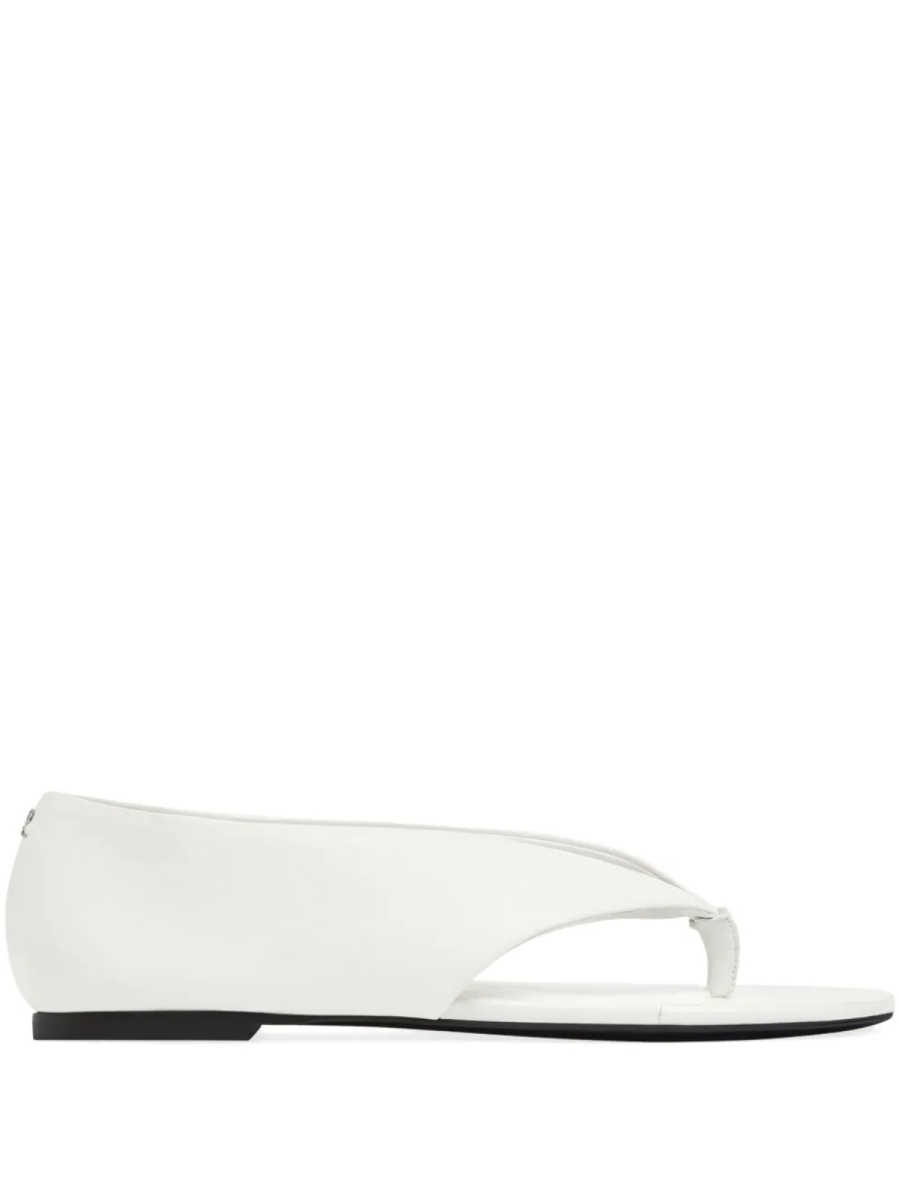 Балетки Courrèges open ballerinas, белый